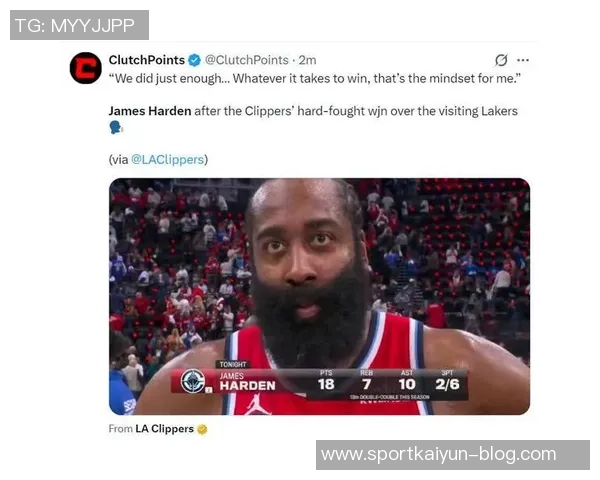 哈登坦言球队伤病困扰影响表现我们仍在努力追求胜利 哈登坦言球队伤病困扰影响表现我们仍在努力追求胜利